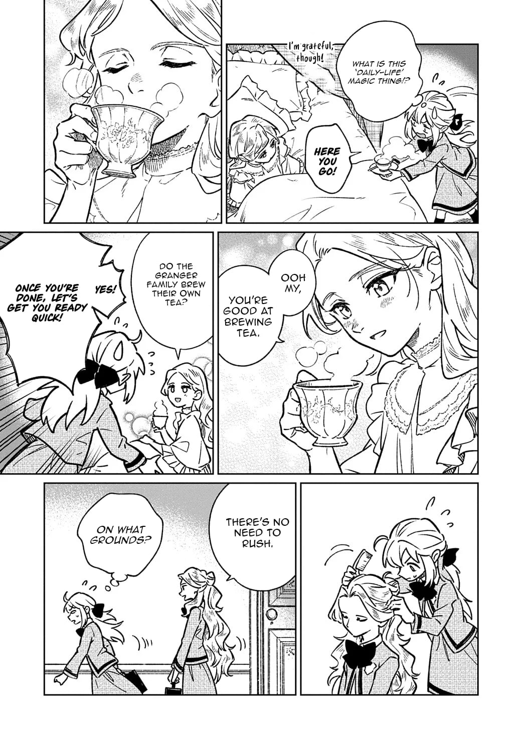 Reborn in Another World, All I Know is Daily-Life Spells. Chapter 5.1 page 16 - 