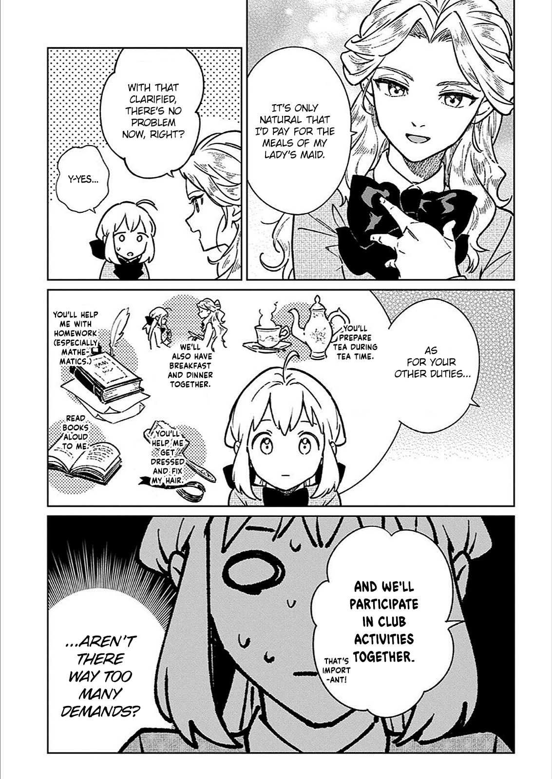 Reborn in Another World, All I Know is Daily-Life Spells. Chapter 5 page 5 - 