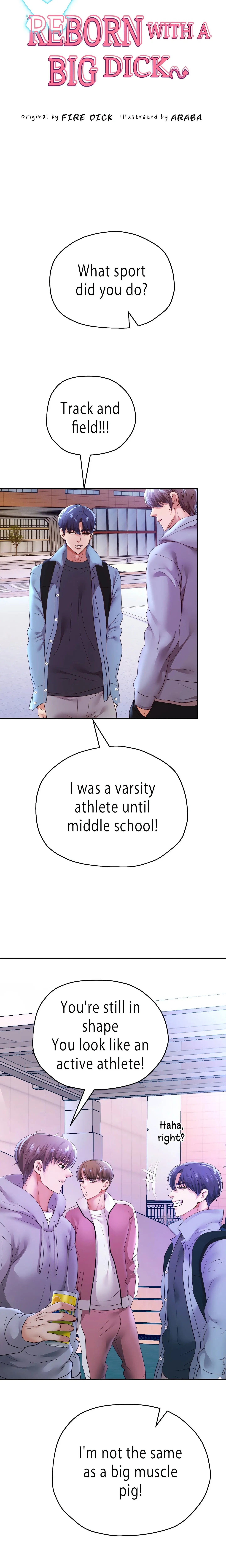 Reborn With A Big Dick! (Uncensored) (Lezhin Official) Chapter 74 page 4 - 