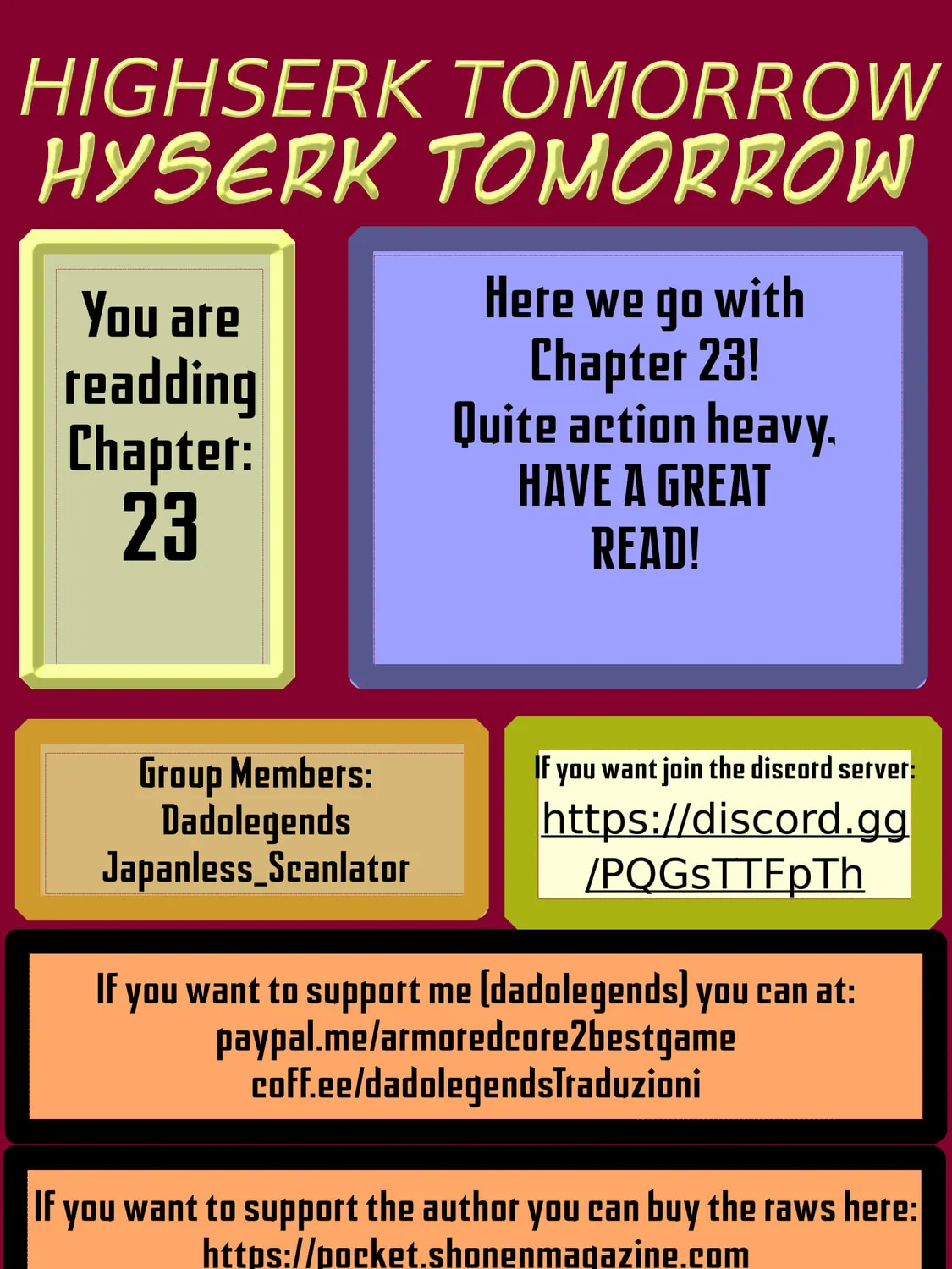 Record of Highserk War Chapter 23 page 1 - 