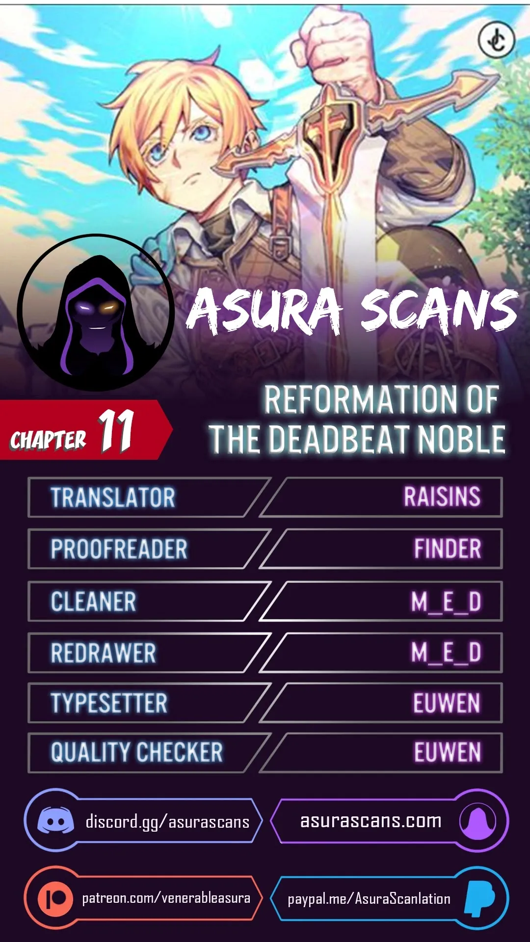 Reformation of the Deadbeat Noble Chapter 11 page 1 - 