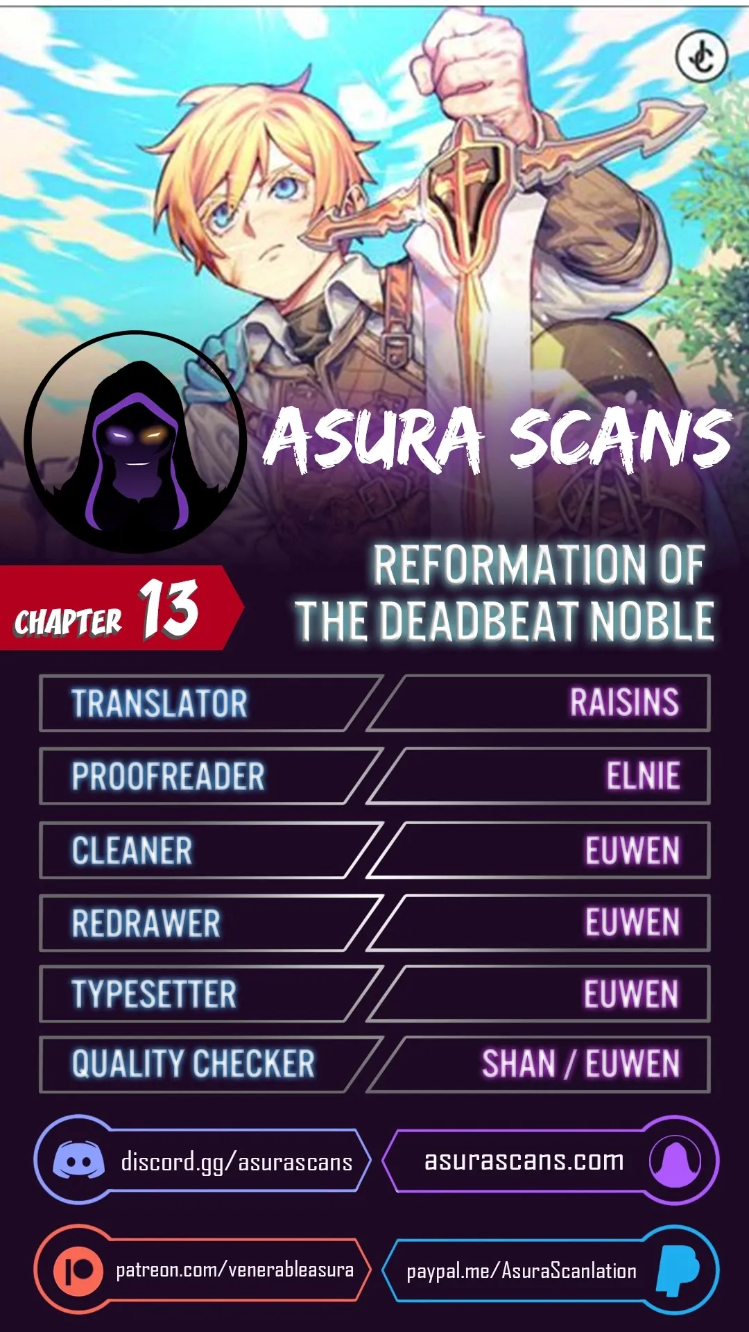 Reformation of the Deadbeat Noble Chapter 13 page 1 - 
