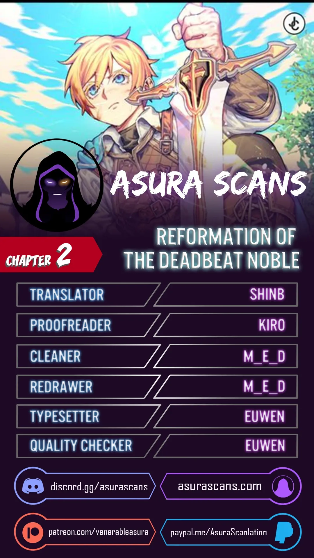 Reformation of the Deadbeat Noble Chapter 2 page 1 - 
