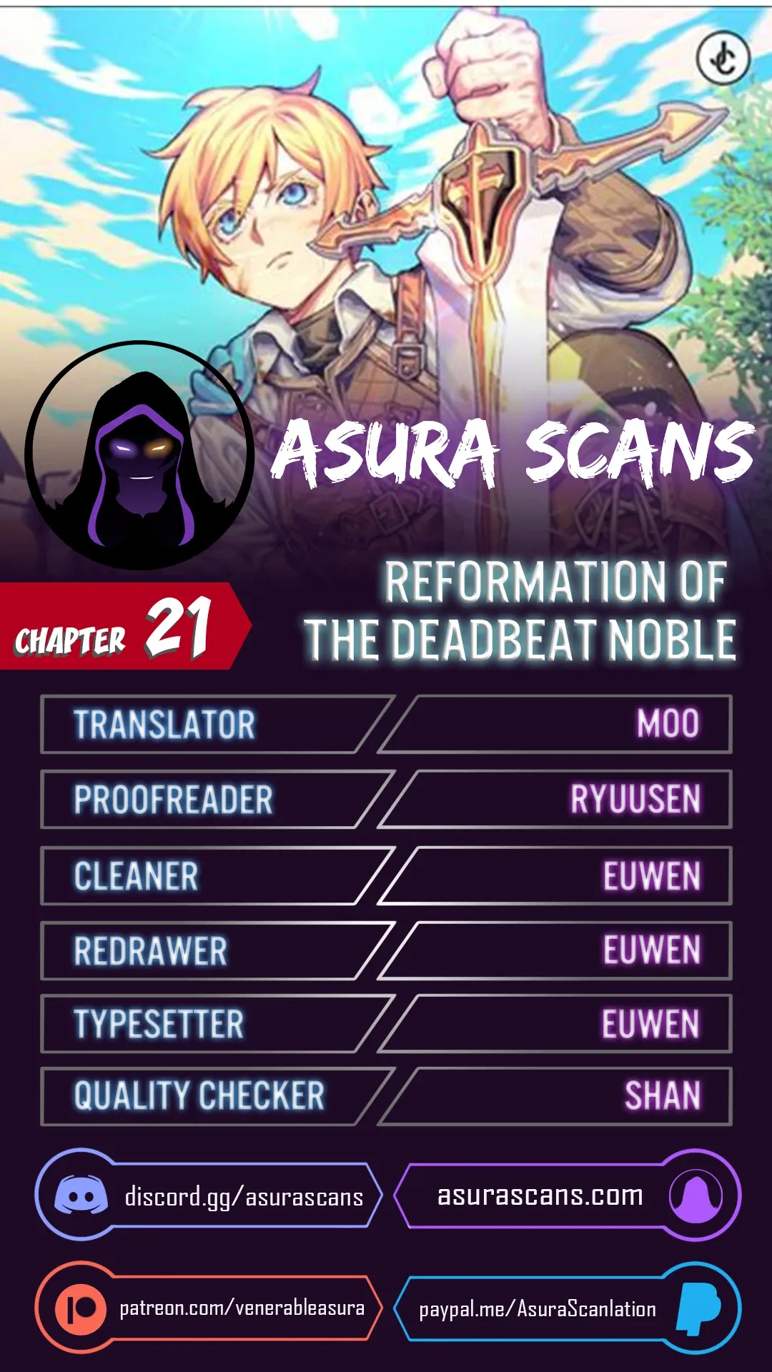 Reformation of the Deadbeat Noble Chapter 21 page 1 - 