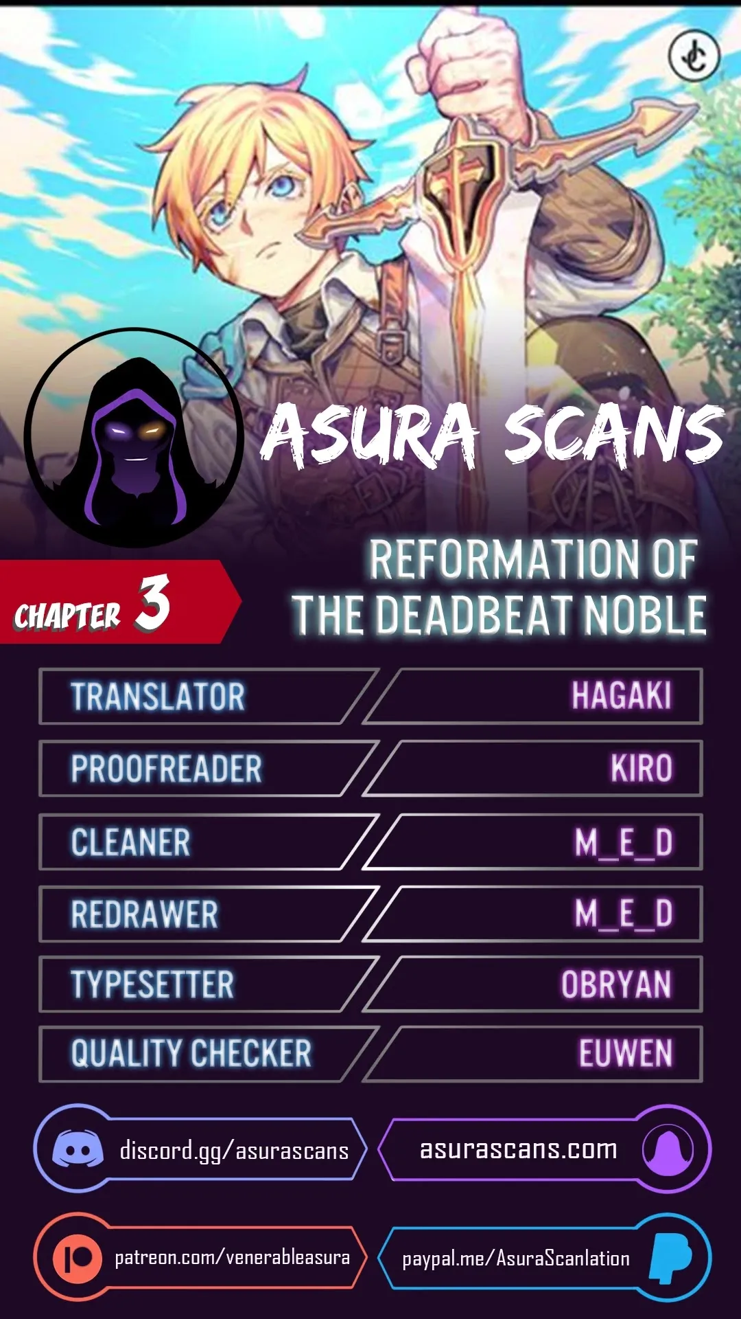 Reformation of the Deadbeat Noble Chapter 3 page 1 - 