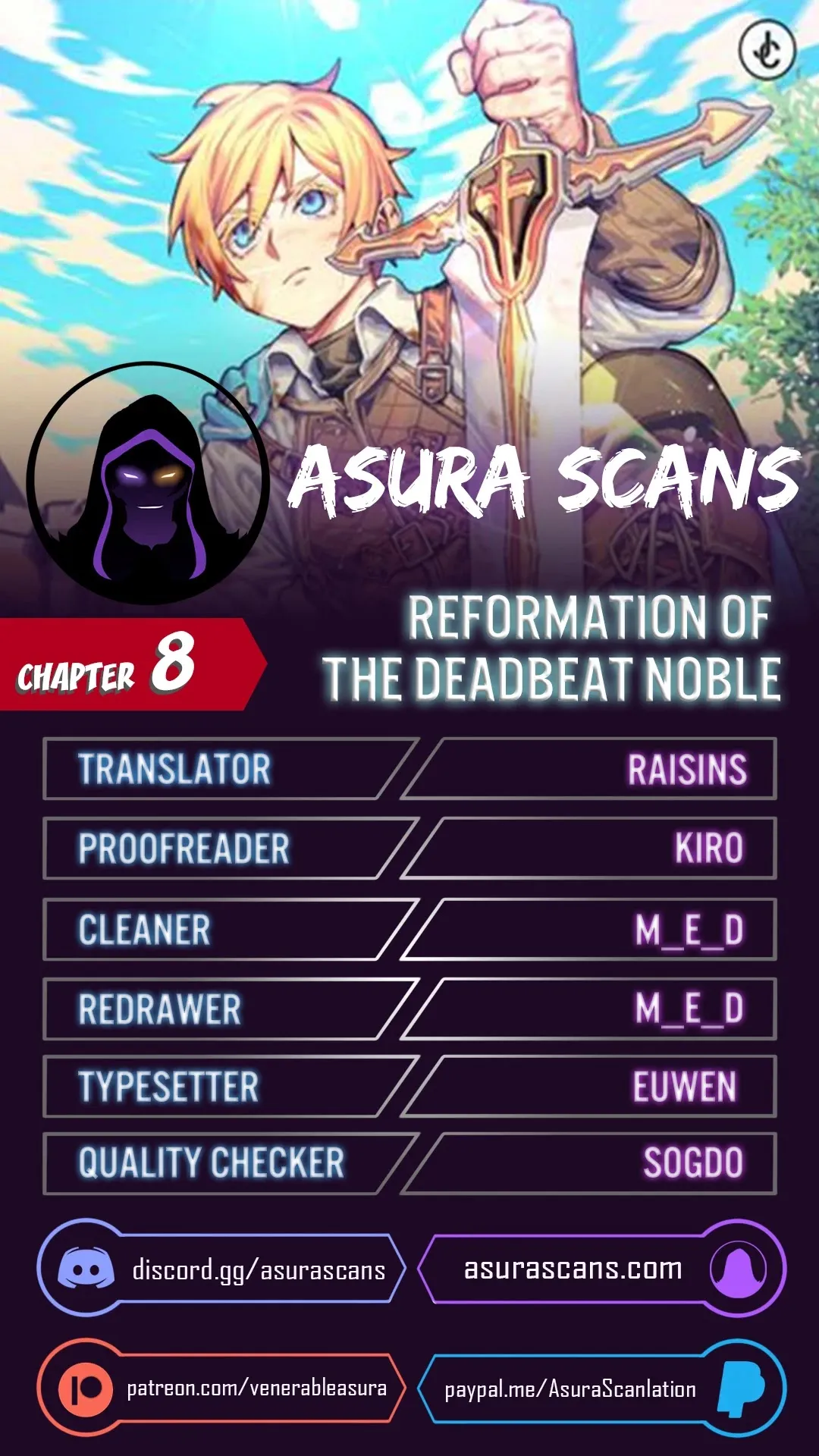 Reformation of the Deadbeat Noble Chapter 8 page 1 - 