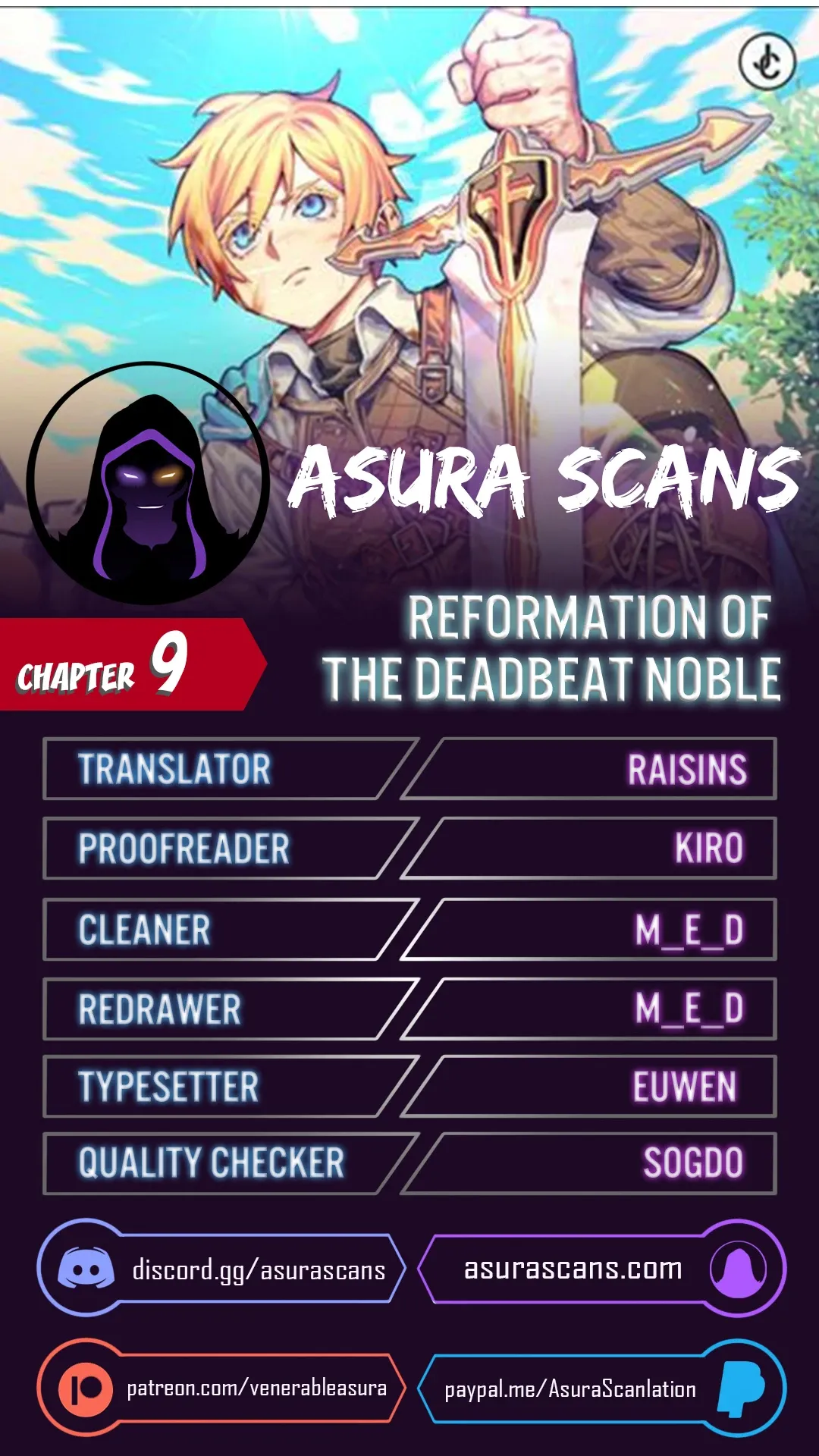 Reformation of the Deadbeat Noble Chapter 9 page 1 - 