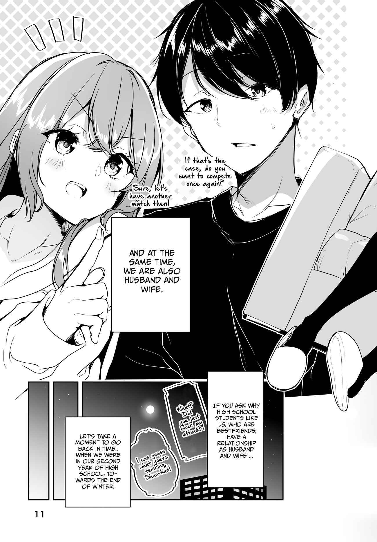 Regarding of My Married Life with a Childhood Friend Whom I Thought was a Boy going Way Too Smoothly. Chapter 1.1 page 8 - 