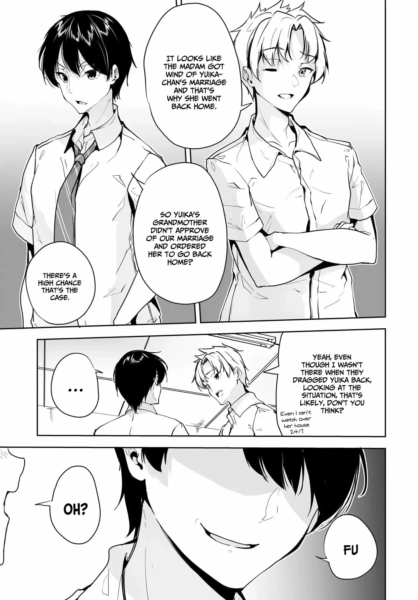 Regarding of My Married Life with a Childhood Friend Whom I Thought was a Boy going Way Too Smoothly. Chapter 9 page 14 - 
