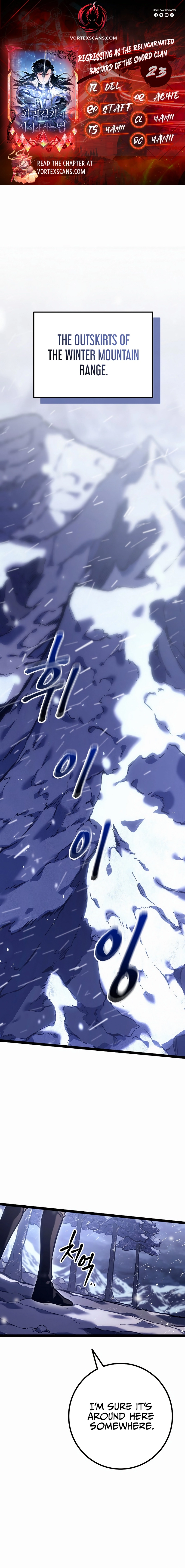 Regressing As The Bastard Of The Sword Clan Chapter 23 page 1 - 