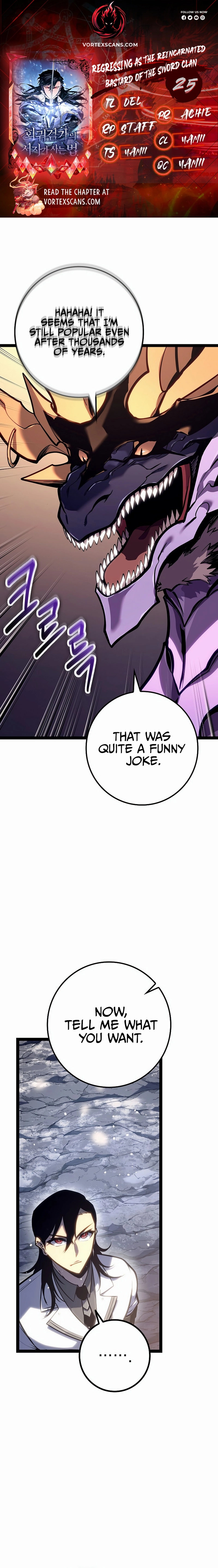 Regressing As The Bastard Of The Sword Clan Chapter 25 page 1 - 