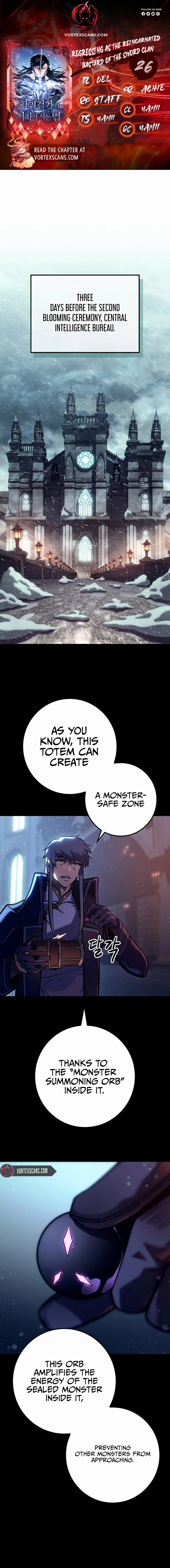 Regressing As The Bastard Of The Sword Clan Chapter 26 page 1 - 