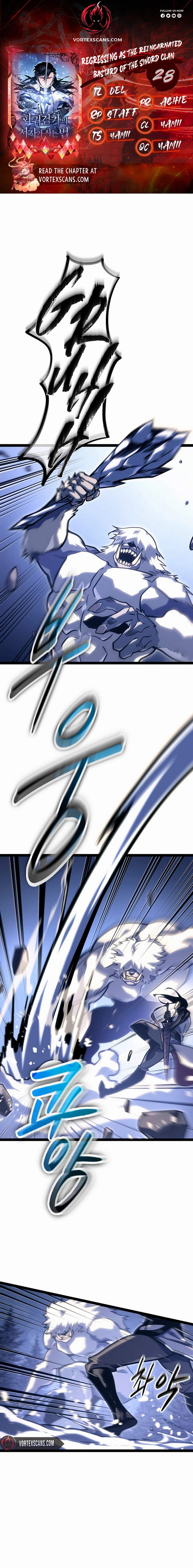 Regressing As The Bastard Of The Sword Clan Chapter 28 page 1 - 