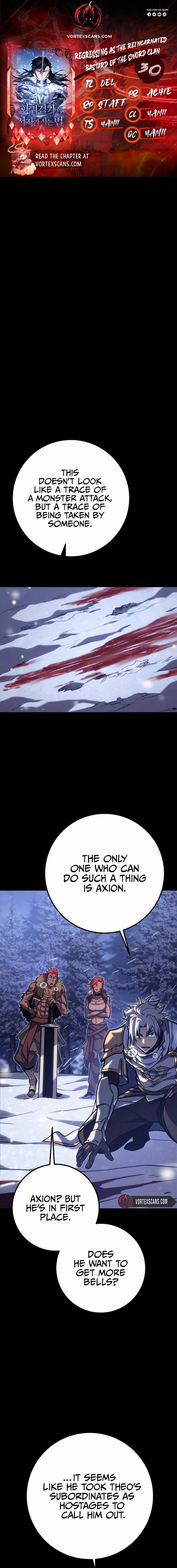 Regressing As The Bastard Of The Sword Clan Chapter 30 page 1 - 
