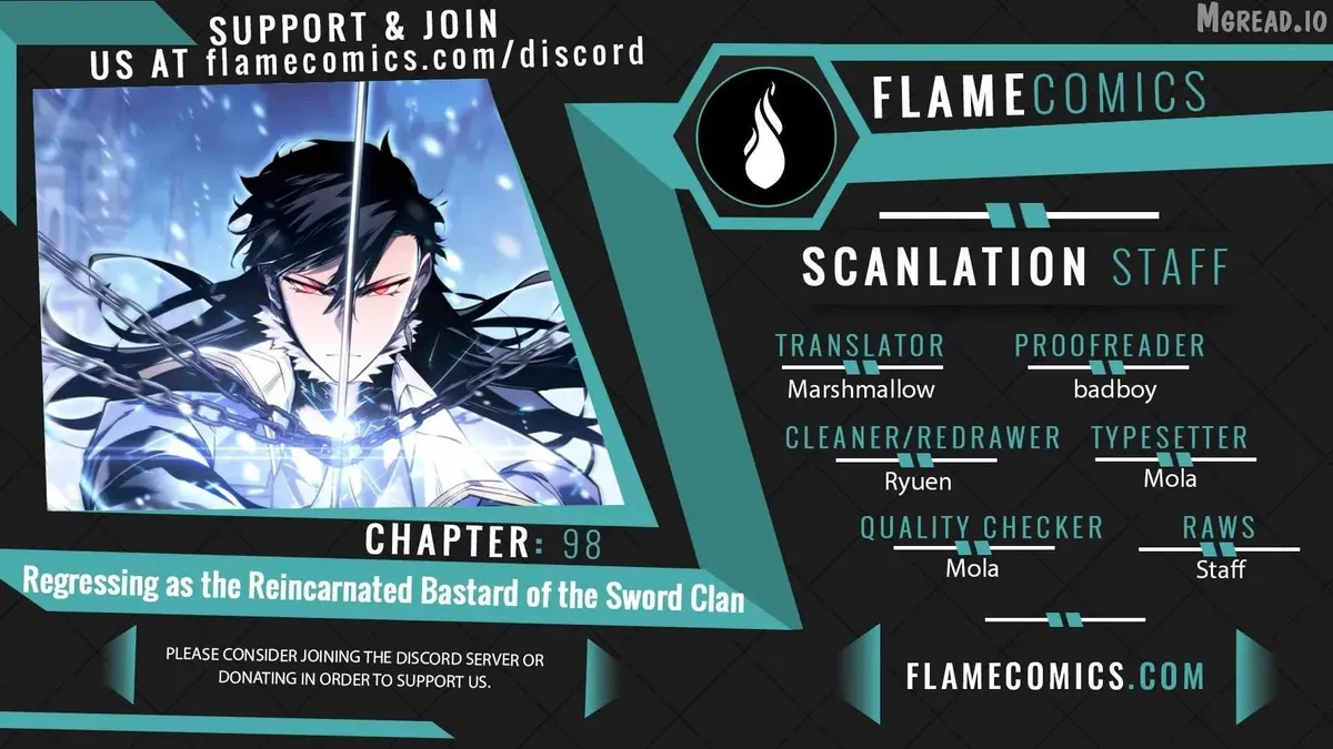 Regressing As The Reincarnated Bastard Of The Sword Clan Chapter 98 page 1 - 