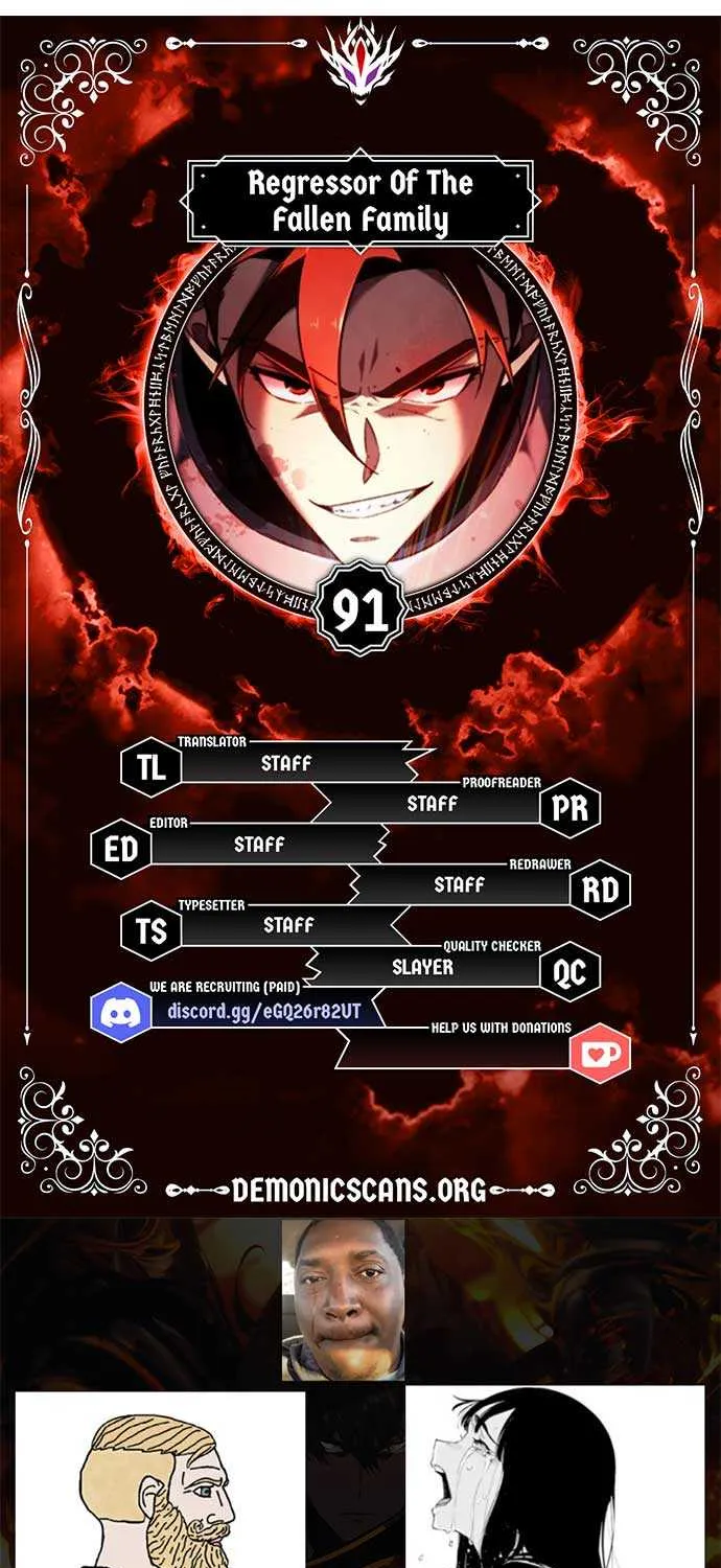 Regressor of the Fallen family Chapter 91 page 1 - 