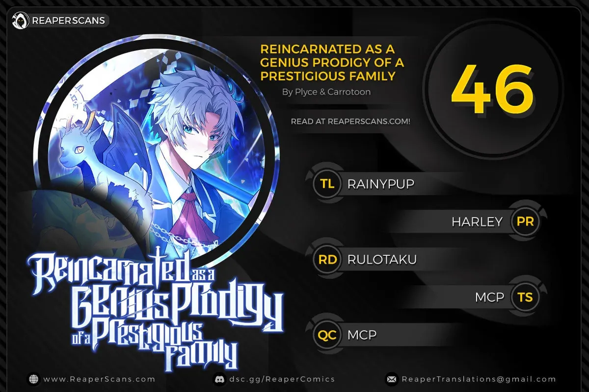 Reincarnated as a Genius Prodigy of a Prestigious Family Chapter 46 page 1 - 