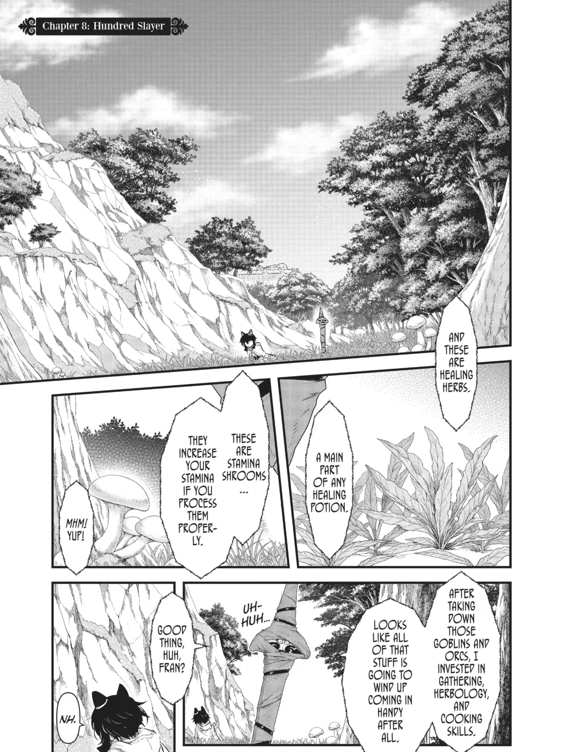 Reincarnated as a Sword Chapter 8 page 1 - 