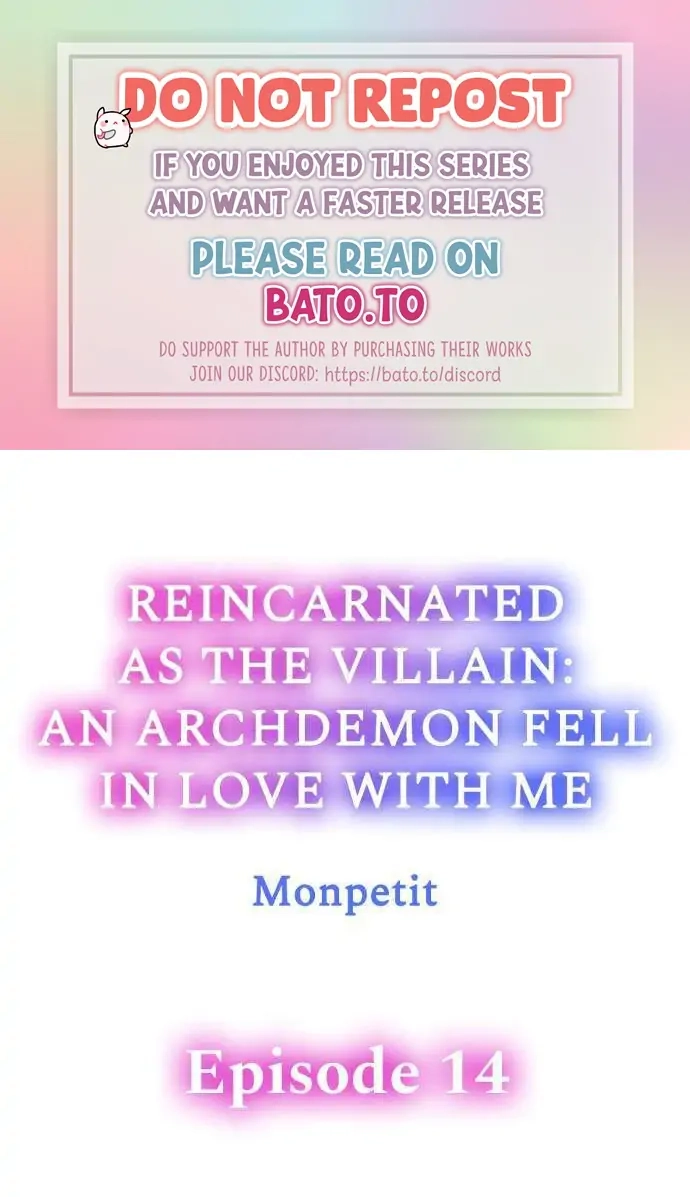Reincarnated as the Villain: An Archdemon Fell in Love With Me Chapter 14 page 1 - 