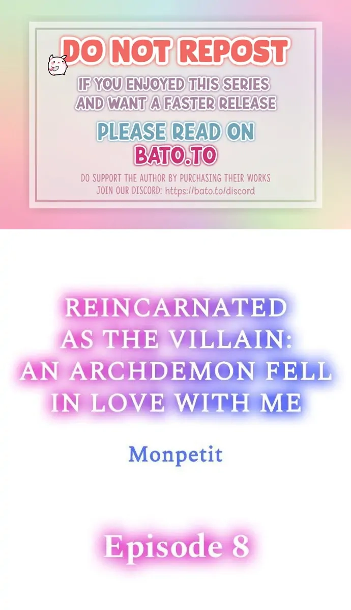 Reincarnated as the Villain: An Archdemon Fell in Love With Me Chapter 8 page 1 - 