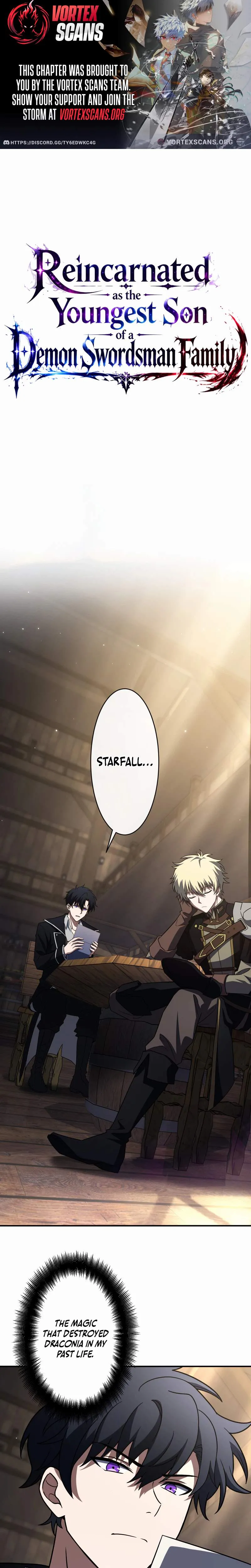 Reincarnated as the Youngest Son of a Demon Swordsman Family Chapter 18 page 1 - 