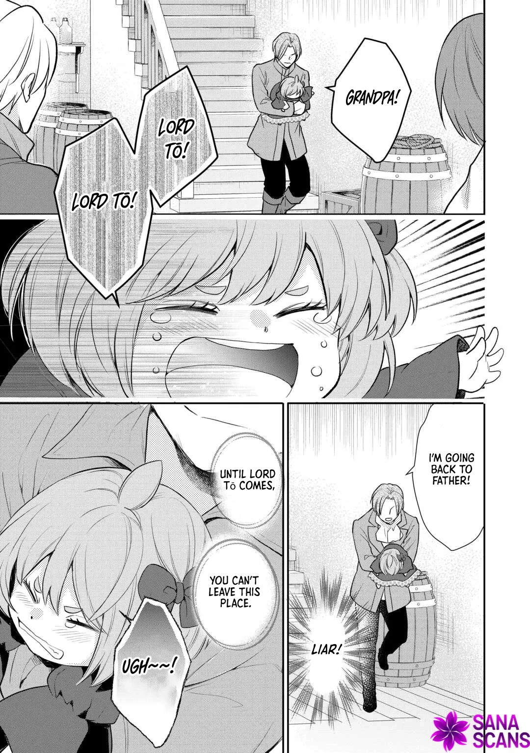 Reincarnated Baby Kati Is Spying and Seems to Be Doted on by Her Cruel Father Chapter 14 page 25 - 