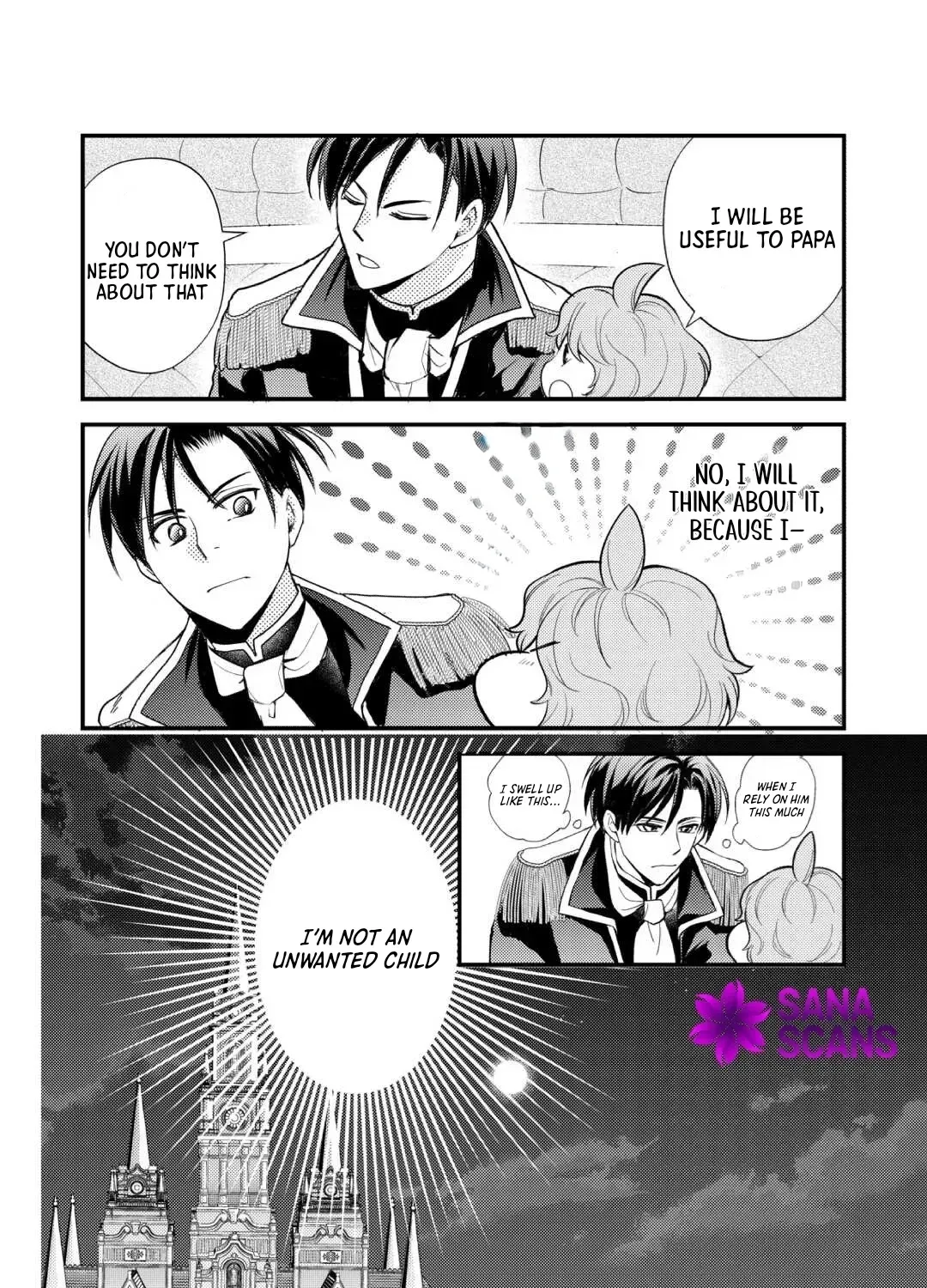 Reincarnated Baby Kati Is Spying and Seems to Be Doted on by Her Cruel Father Chapter 4 page 55 - 