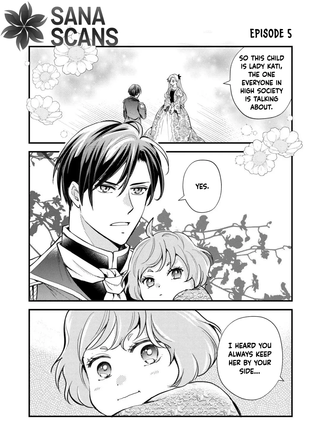 Reincarnated Baby Kati Is Spying and Seems to Be Doted on by Her Cruel Father Chapter 5 page 1 - 