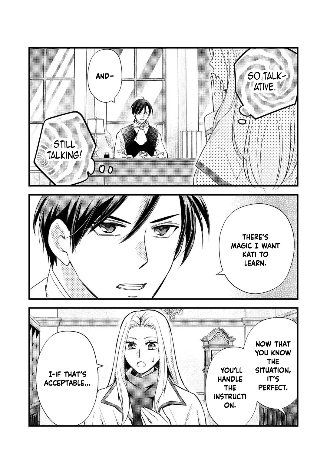 Reincarnated Baby Kati Is Spying and Seems to Be Doted on by Her Cruel Father Chapter 5 page 39 - 