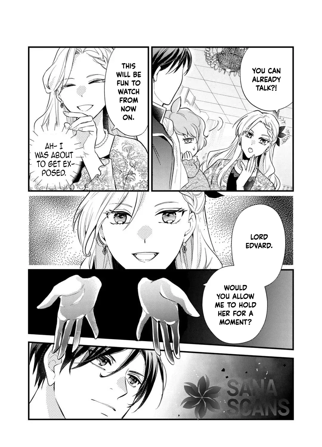 Reincarnated Baby Kati Is Spying and Seems to Be Doted on by Her Cruel Father Chapter 5 page 7 - 