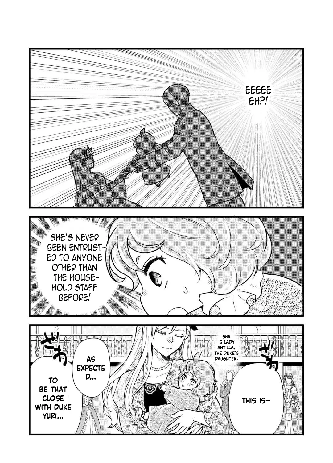 Reincarnated Baby Kati Is Spying and Seems to Be Doted on by Her Cruel Father Chapter 5 page 9 - 