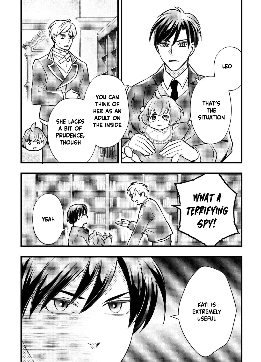 Reincarnated Baby Kati Is Spying and Seems to Be Doted on by Her Cruel Father Chapter 7 page 39 - 