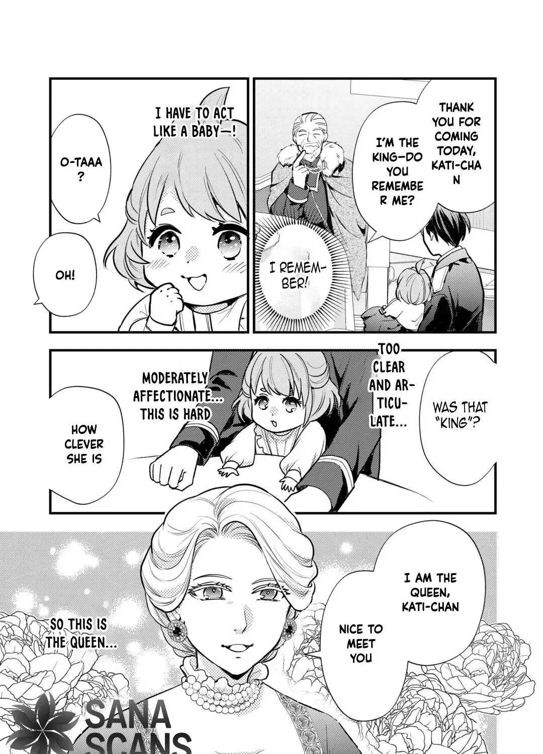 Reincarnated Baby Kati Is Spying and Seems to Be Doted on by Her Cruel Father Chapter 8 page 25 - 