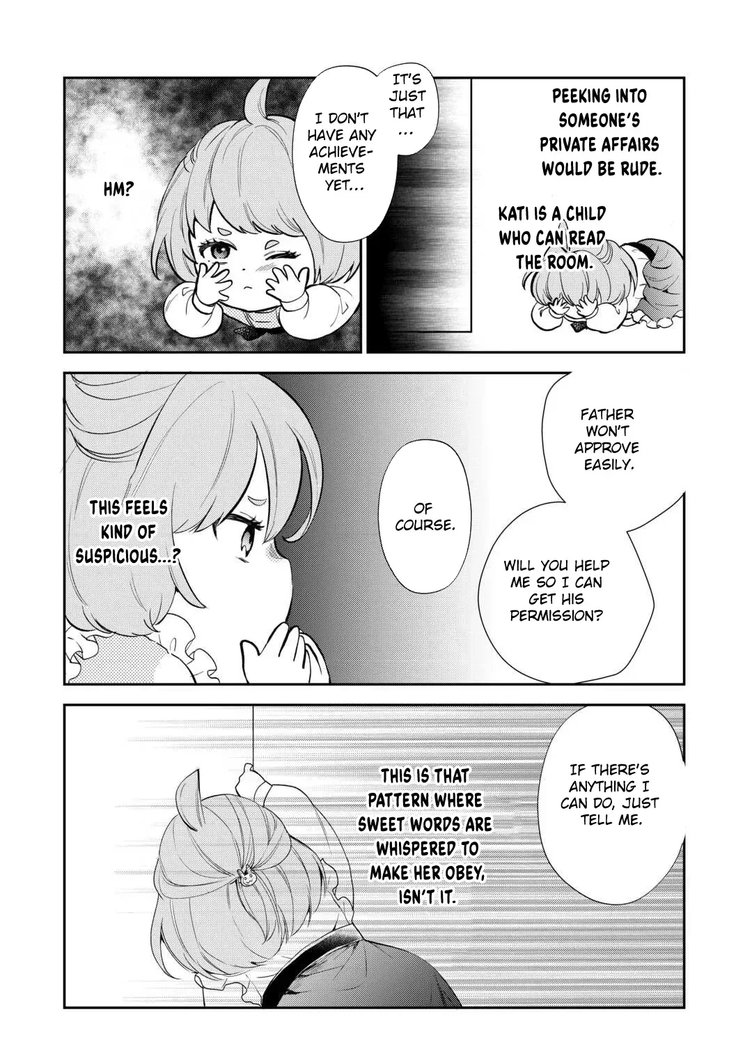 Reincarnated Baby Kati Is Spying and Seems to Be Doted on by Her Cruel Father Chapter 9 page 3 - 