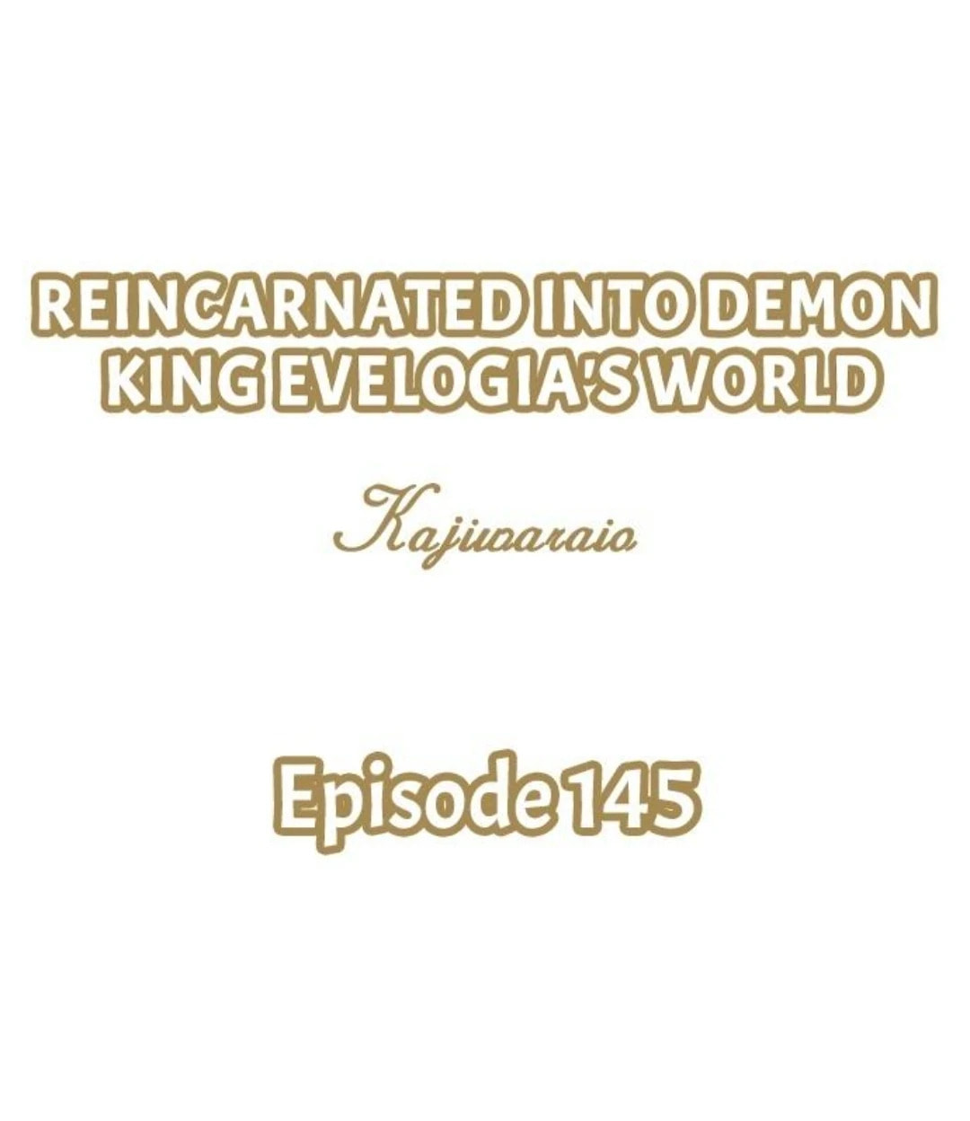 Reincarnated into Demon King Evelogia