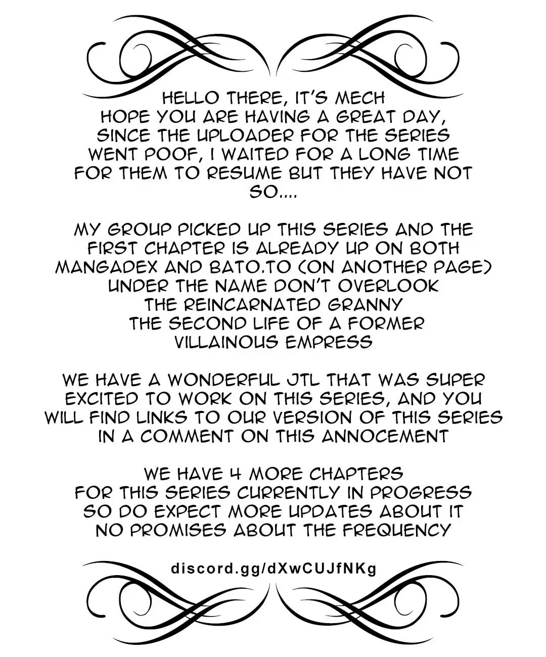 Reincarnated old hag can’t leave things alone! - second life of a former unscrupulous empress- Chapter 1.1 page 1 - 