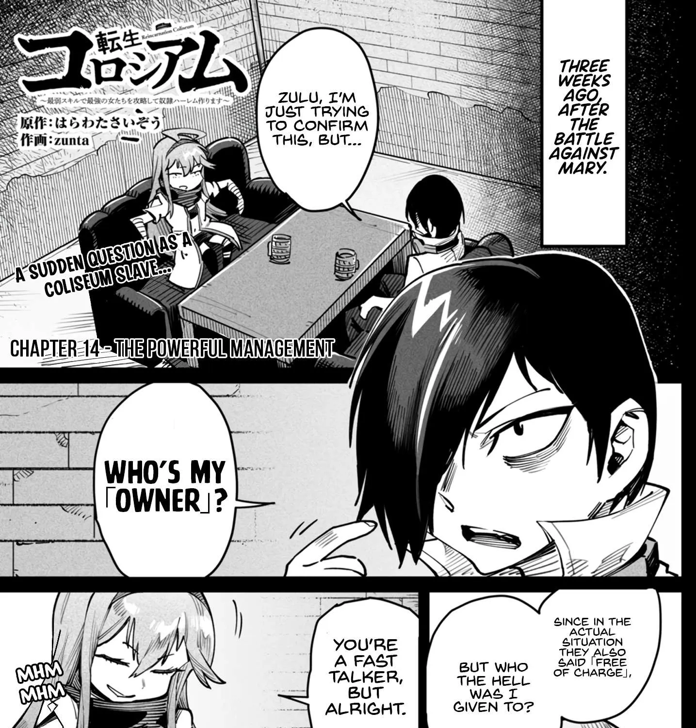 Reincarnation Colosseum - Using the Weakest Skills in Order to Defeat the Strongest Women and Create a Slave Harem Chapter 14 page 3 - 