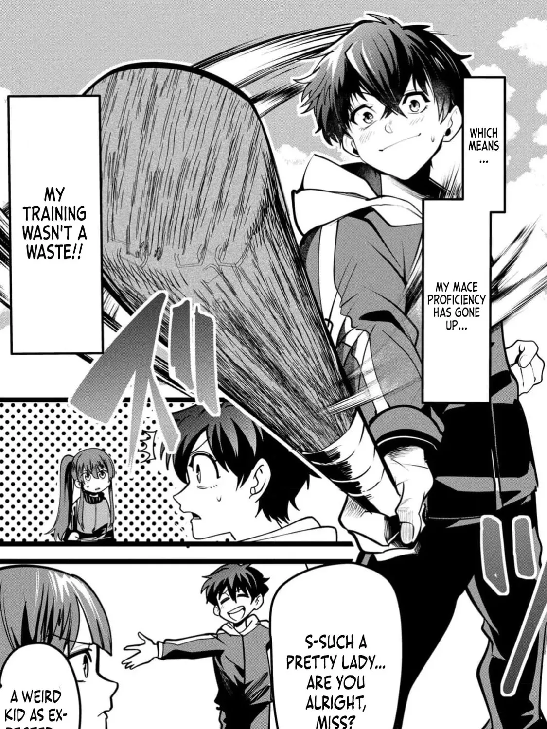 Reincarnation of the Online Game Addict ~ I Can’t Use the Overpowered Fists That Made Me the Fist King, so Now I Swing a Club for Eight Hours a Day Chapter 1 page 102 - 