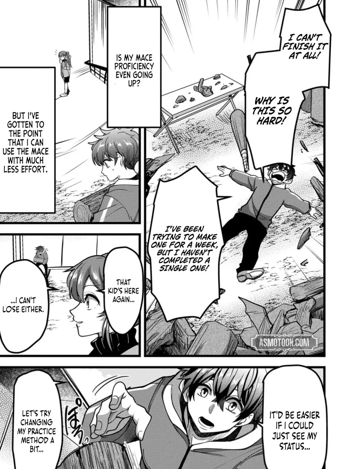 Reincarnation of the Online Game Addict ~ I Can’t Use the Overpowered Fists That Made Me the Fist King, so Now I Swing a Club for Eight Hours a Day Chapter 1 page 90 - 
