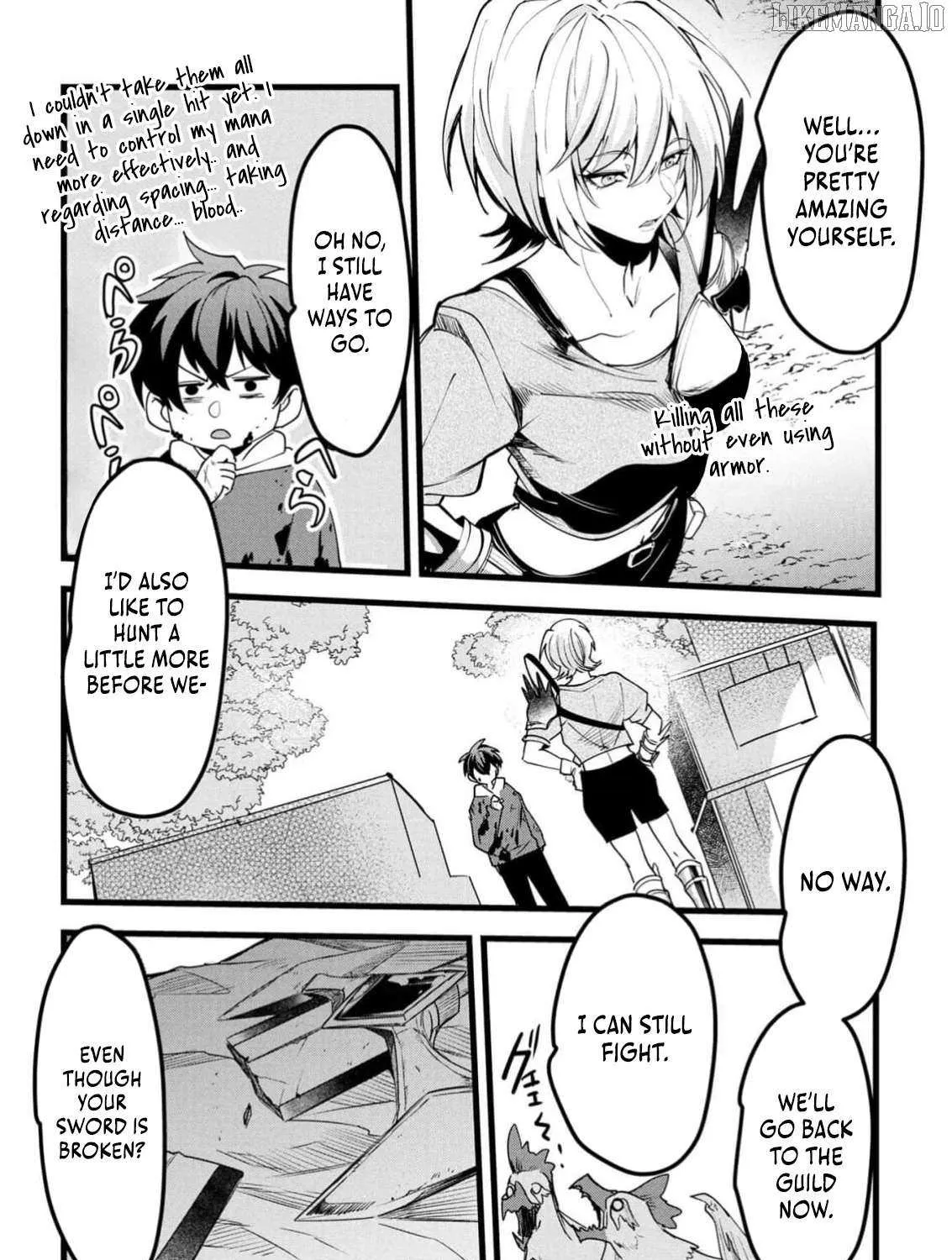 Reincarnation of the Online Game Addict ~ I Can’t Use the Overpowered Fists That Made Me the Fist King, so Now I Swing a Club for Eight Hours a Day Chapter 8 page 13 - 