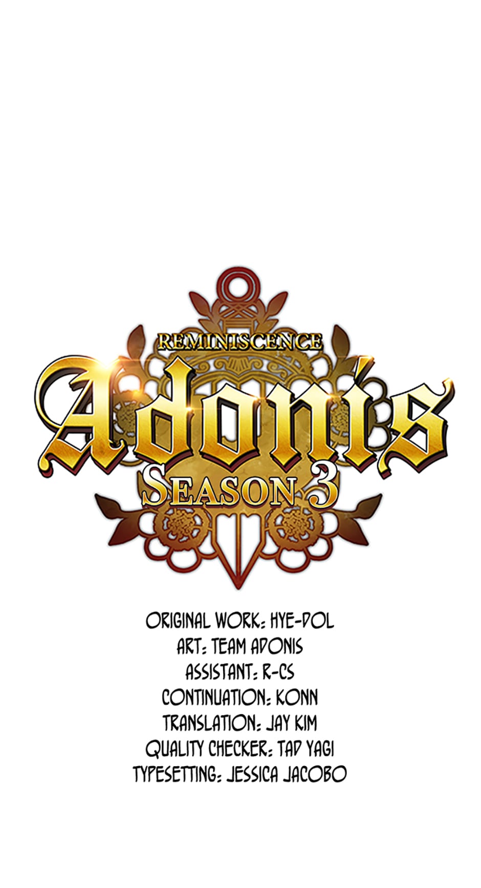 Reminiscence Adonis Chapter 100 page 1 - 