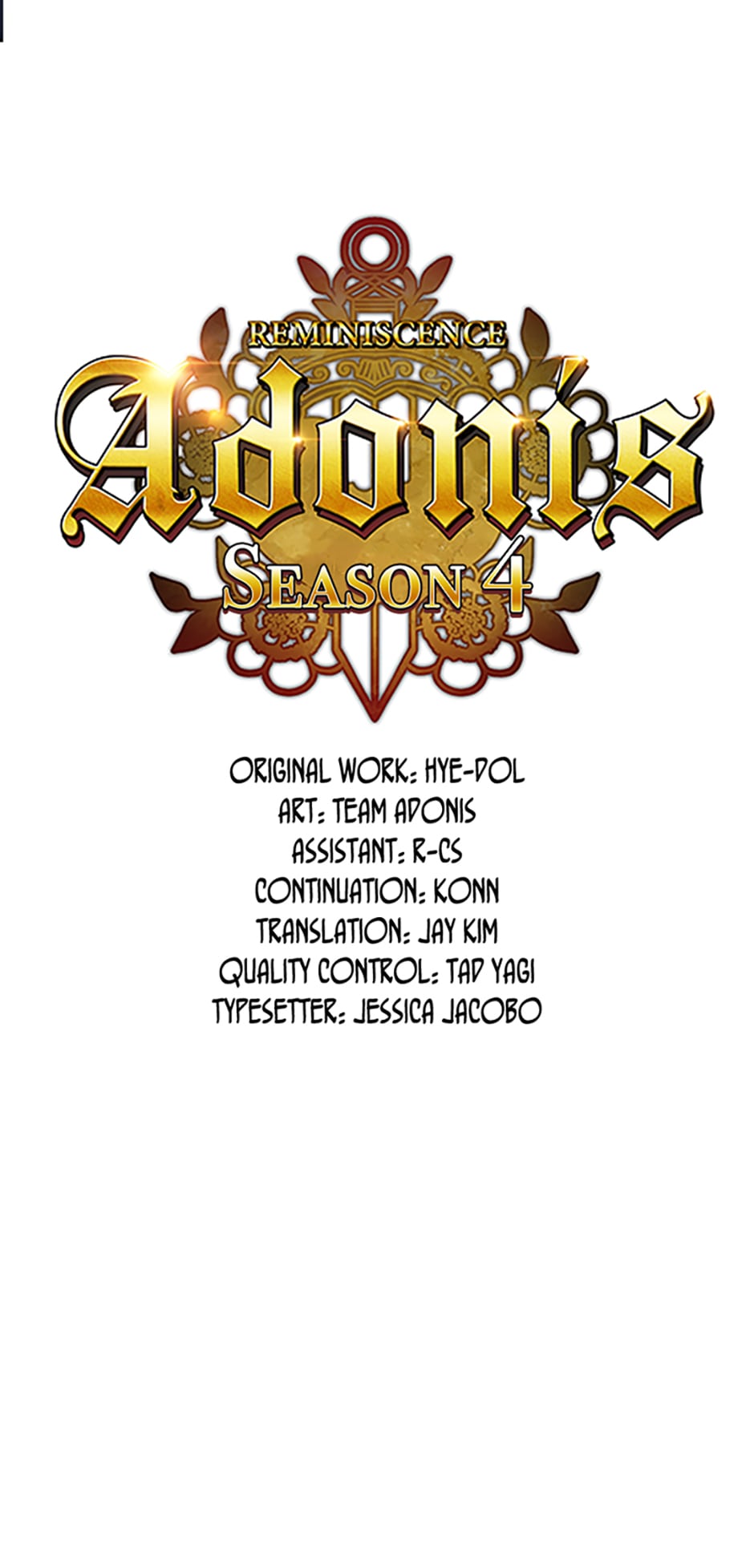 Reminiscence Adonis Chapter 111 page 4 - 