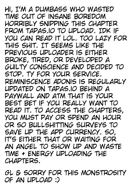 Reminiscence Adonis Chapter 116 page 56 - 