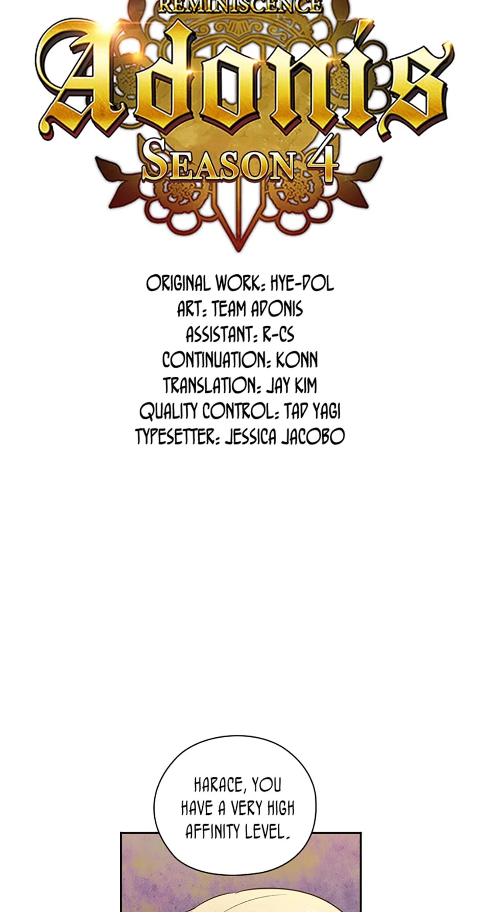 Reminiscence Adonis Chapter 129 page 4 - 
