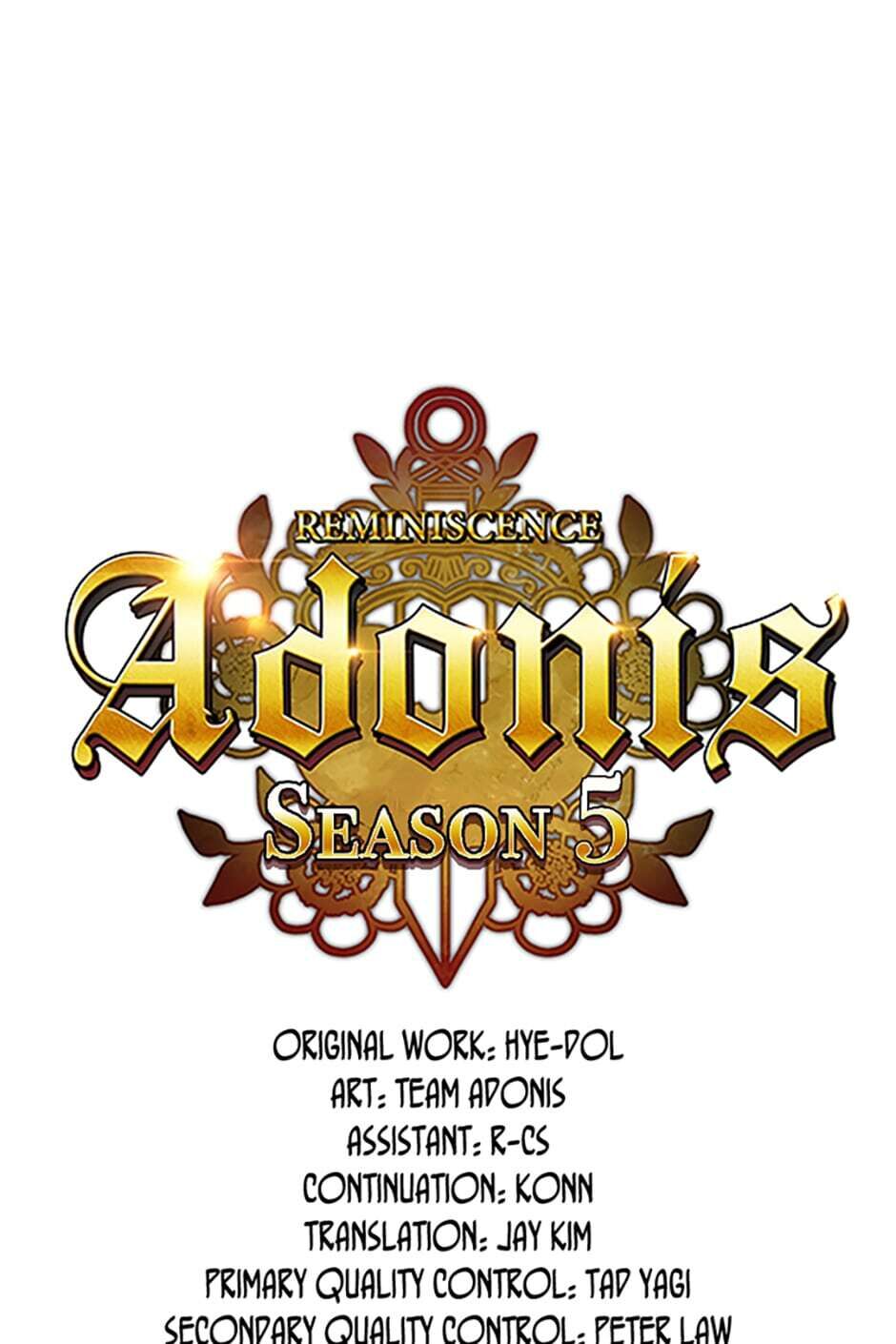 Reminiscence Adonis Chapter 154 page 1 - 
