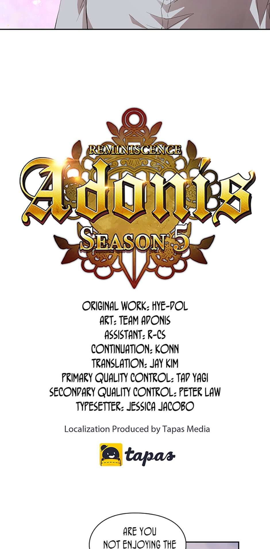 Reminiscence Adonis Chapter 156 page 4 - 