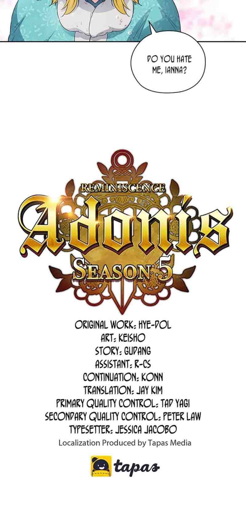 Reminiscence Adonis Chapter 172 page 60 - 