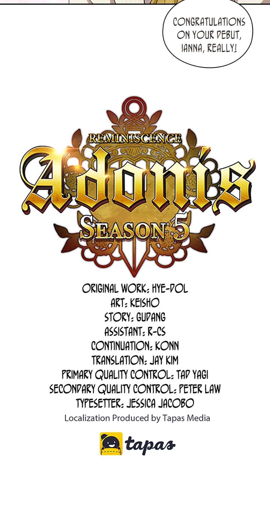 Reminiscence Adonis Chapter 173 page 56 - 