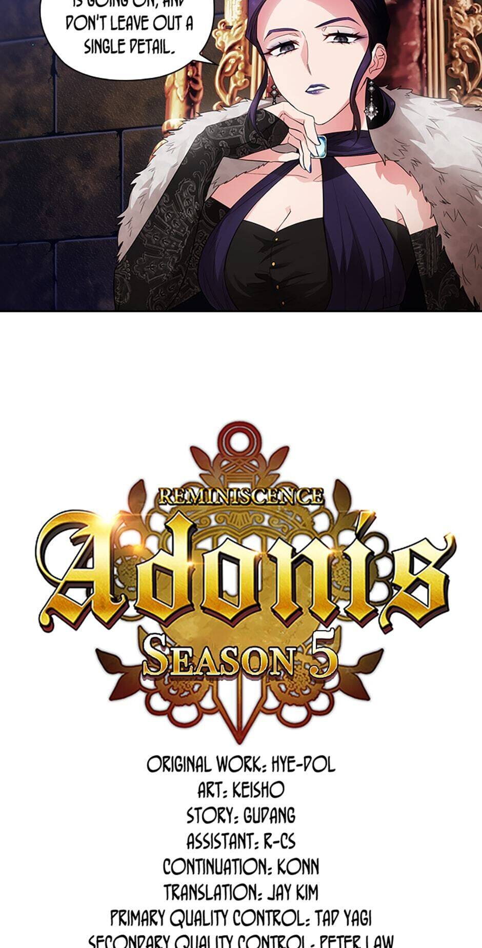 Reminiscence Adonis Chapter 184 page 3 - 