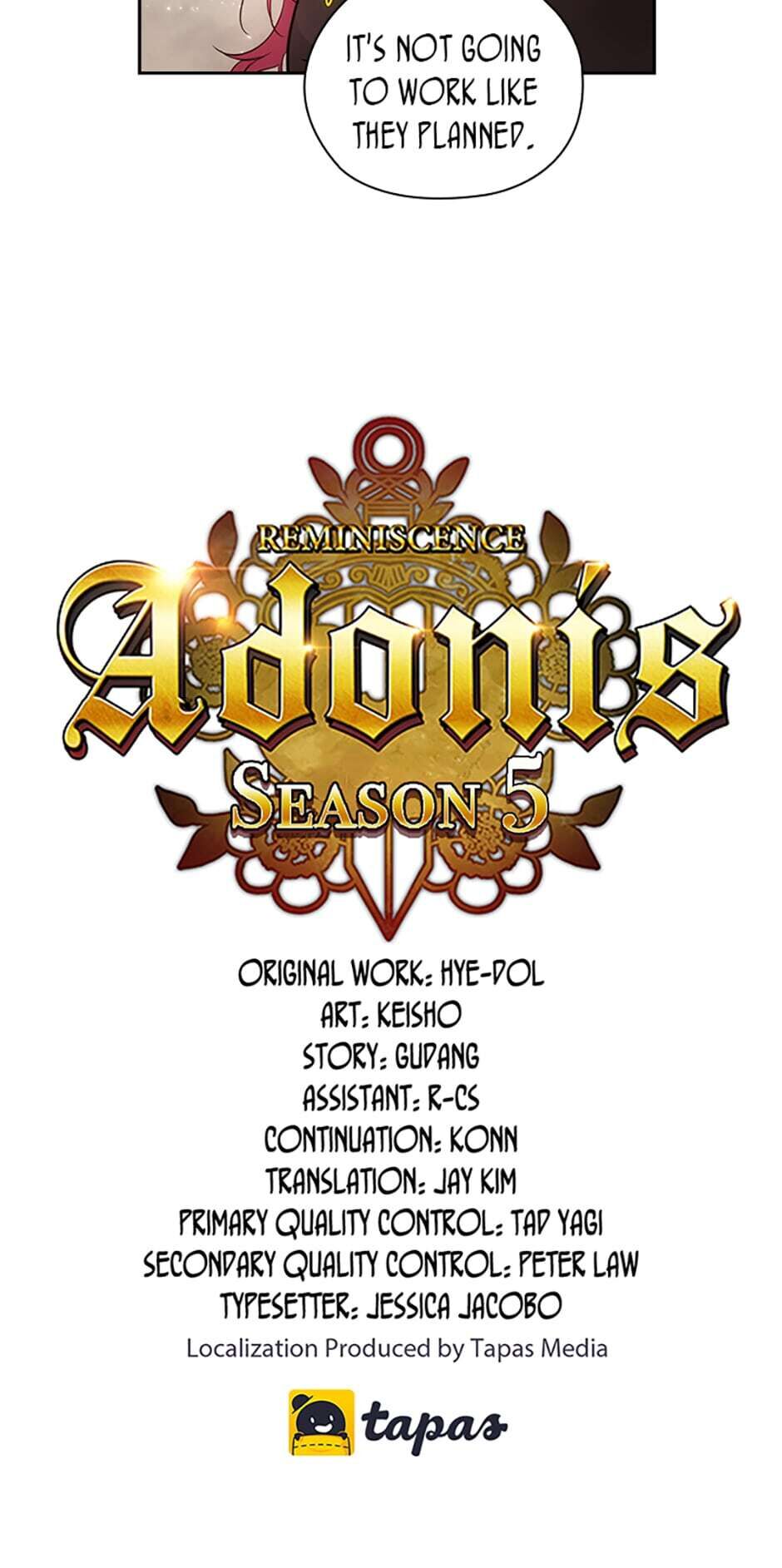 Reminiscence Adonis Chapter 185 page 60 - 